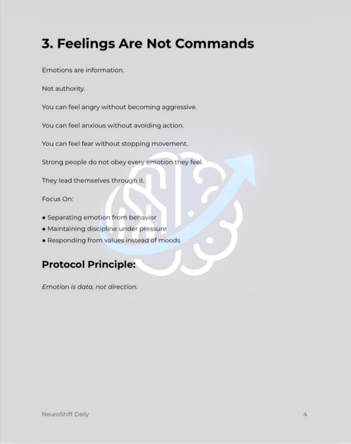 NeuroShift Emotional Control Protocol™
