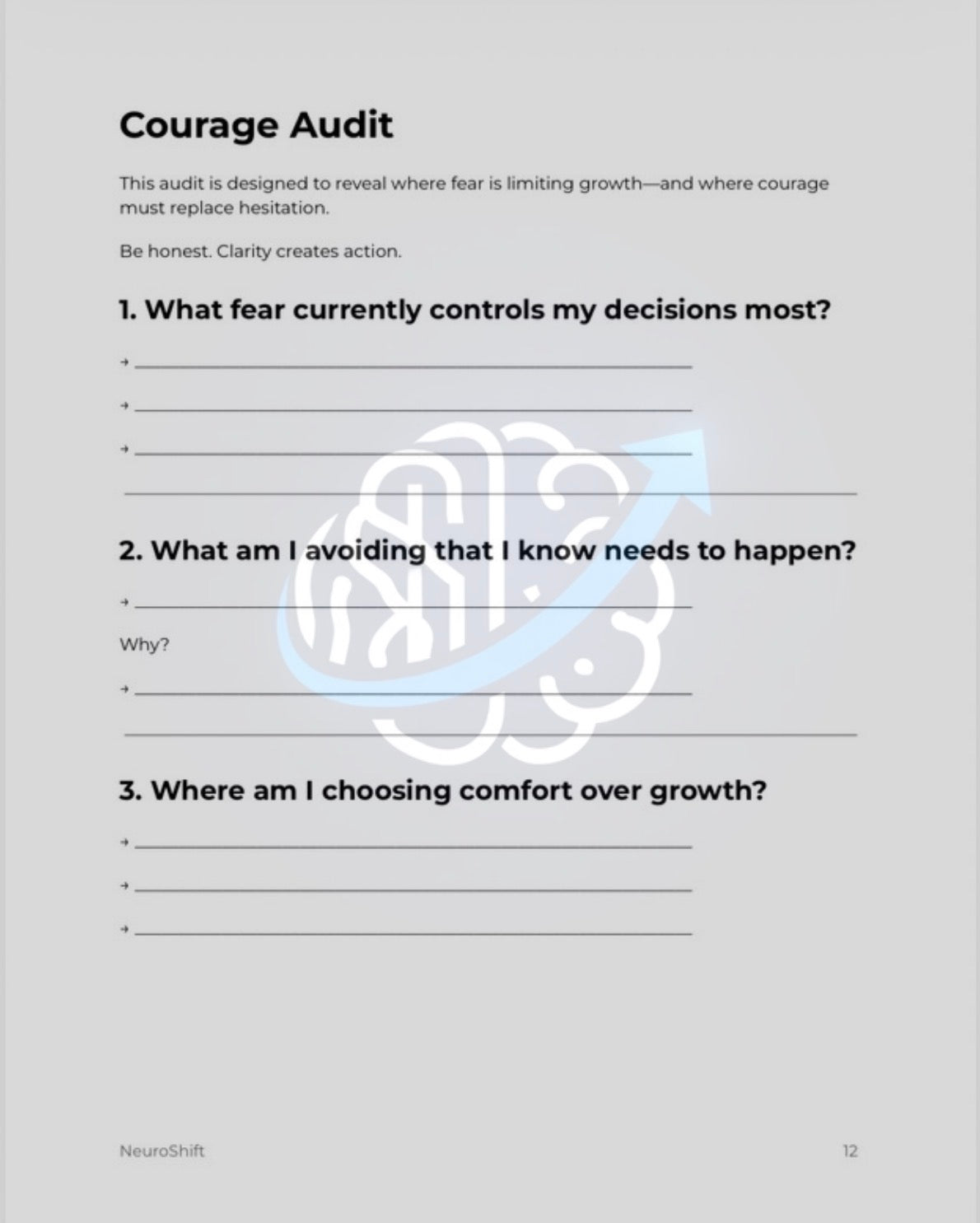 NeuroShift Courage Protocol™