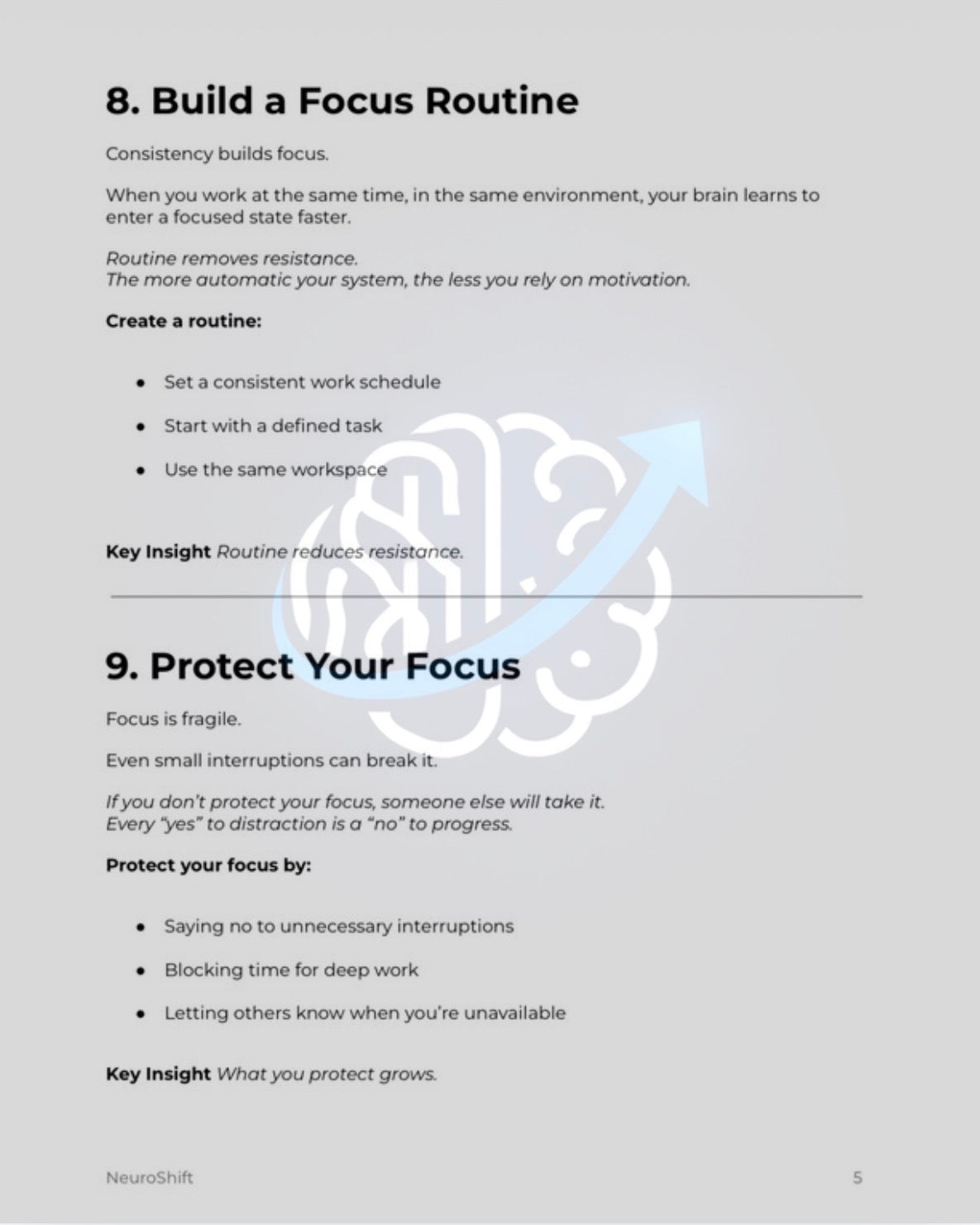 NeuroShift Focus Protocol™