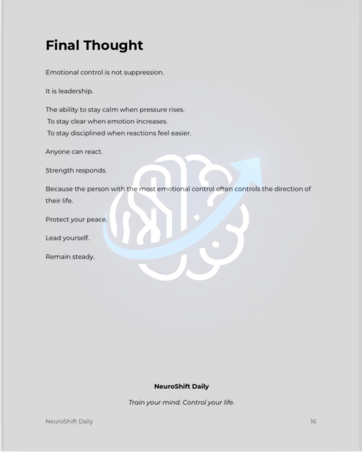 NeuroShift Emotional Control Protocol™
