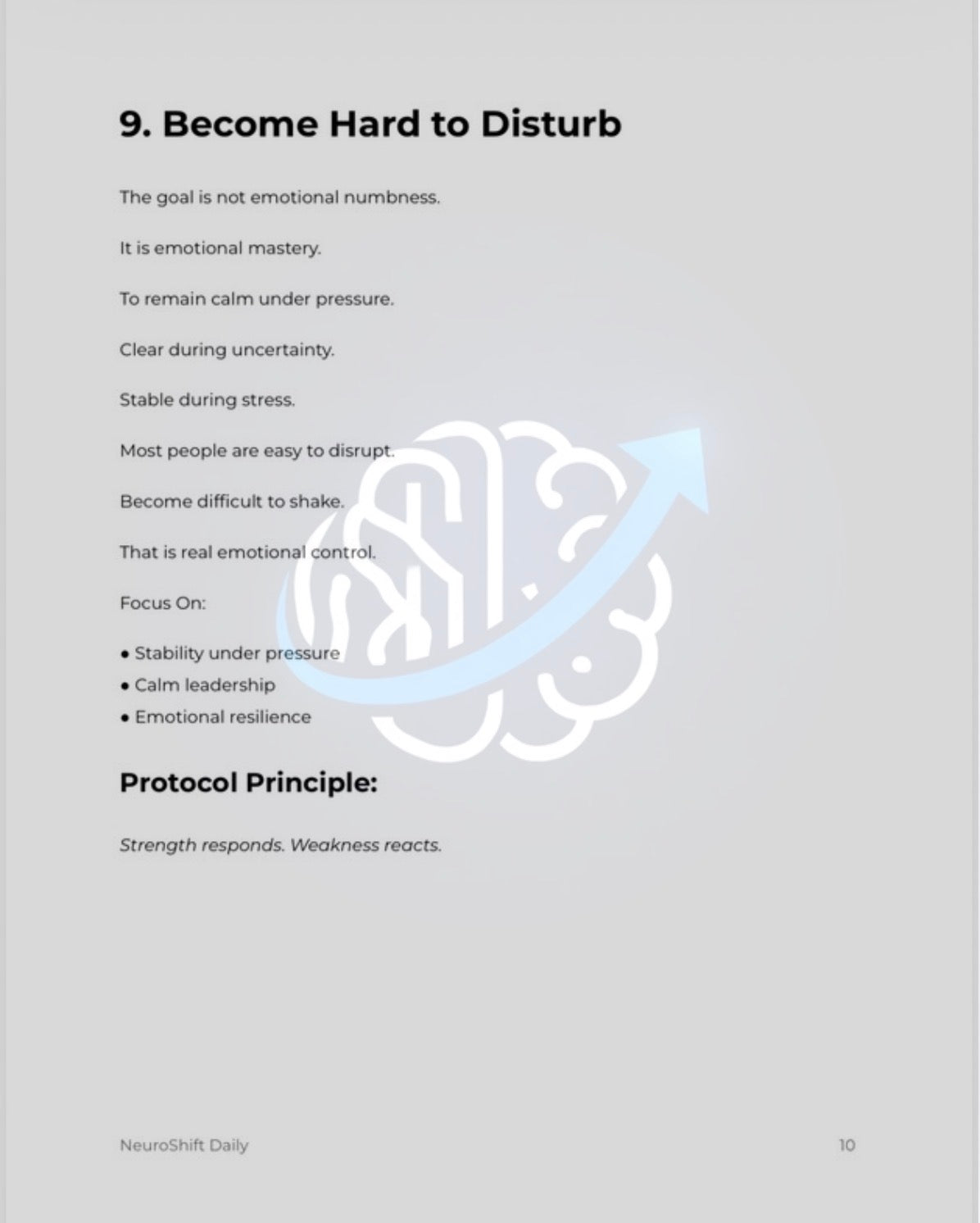 NeuroShift Emotional Control Protocol™