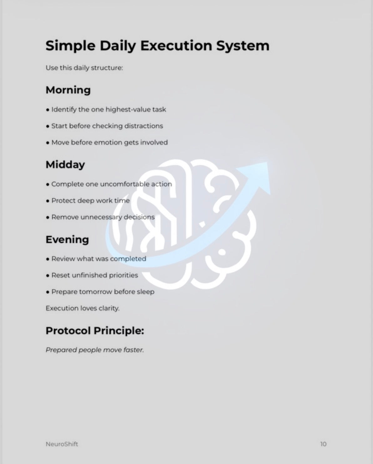 NeuroShift Execution Protocol™