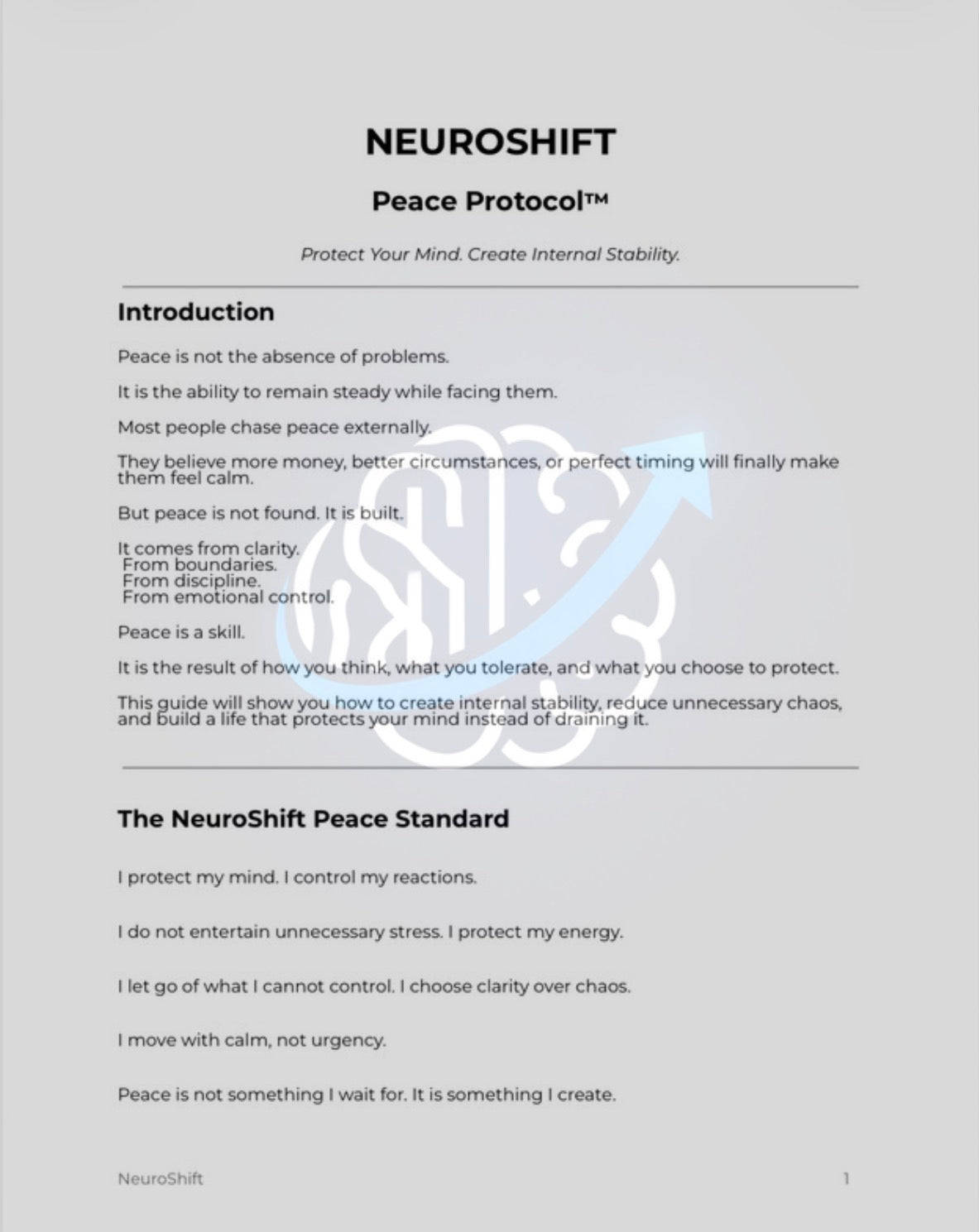 NeuroShift Peace Protocol™
