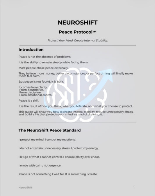 NeuroShift Peace Protocol™