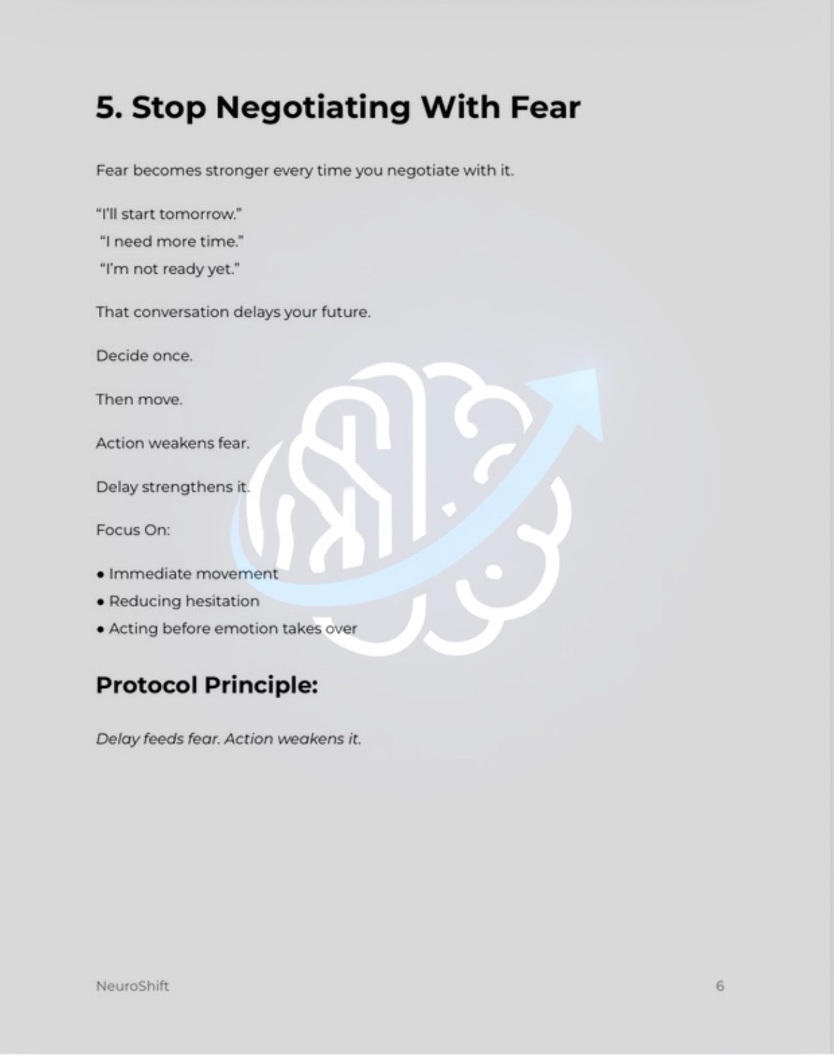 NeuroShift Courage Protocol™
