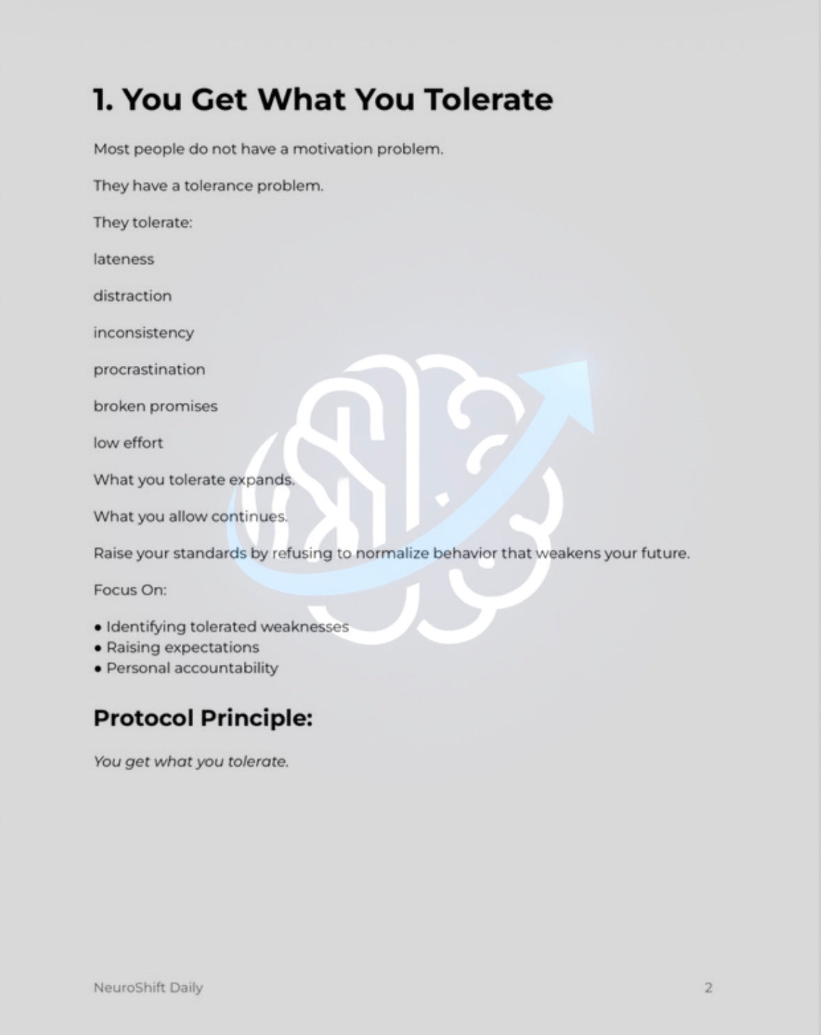 NeuroShift Standards Protocol™