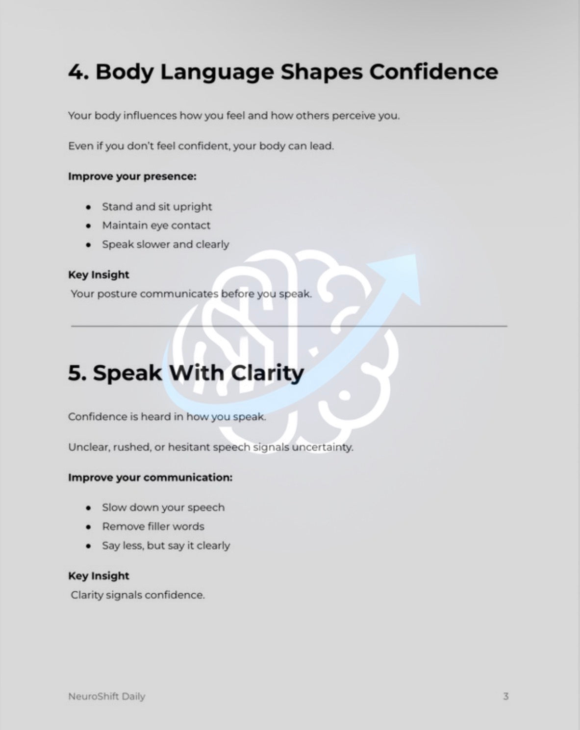 NeuroShift Confidence Protocol™