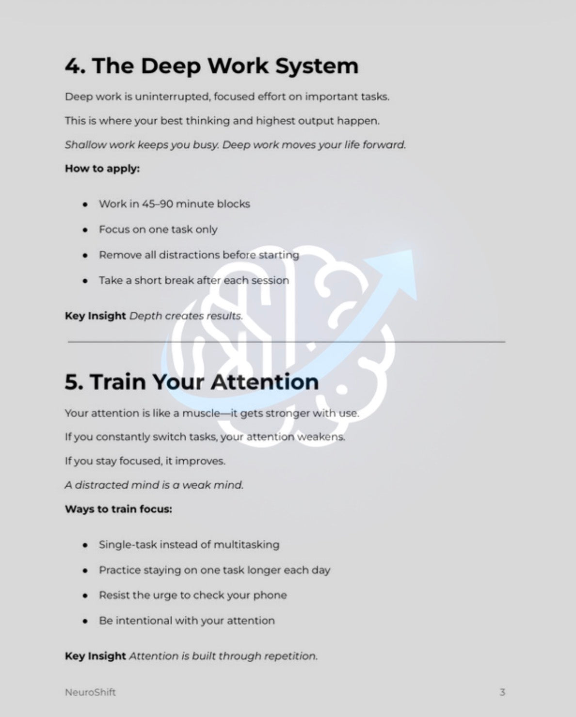 NeuroShift Focus Protocol™