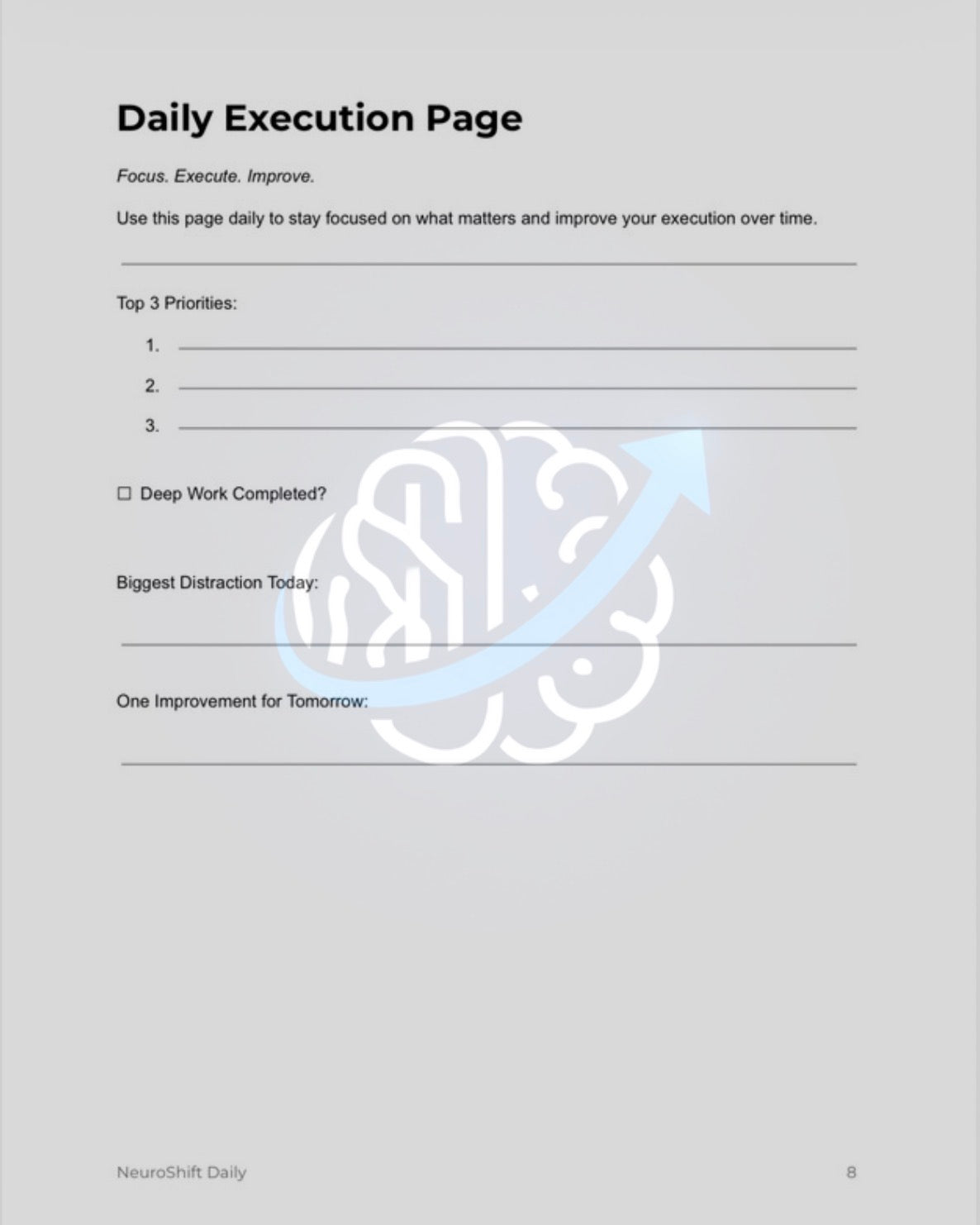 NeuroShift Productivity Protocol™