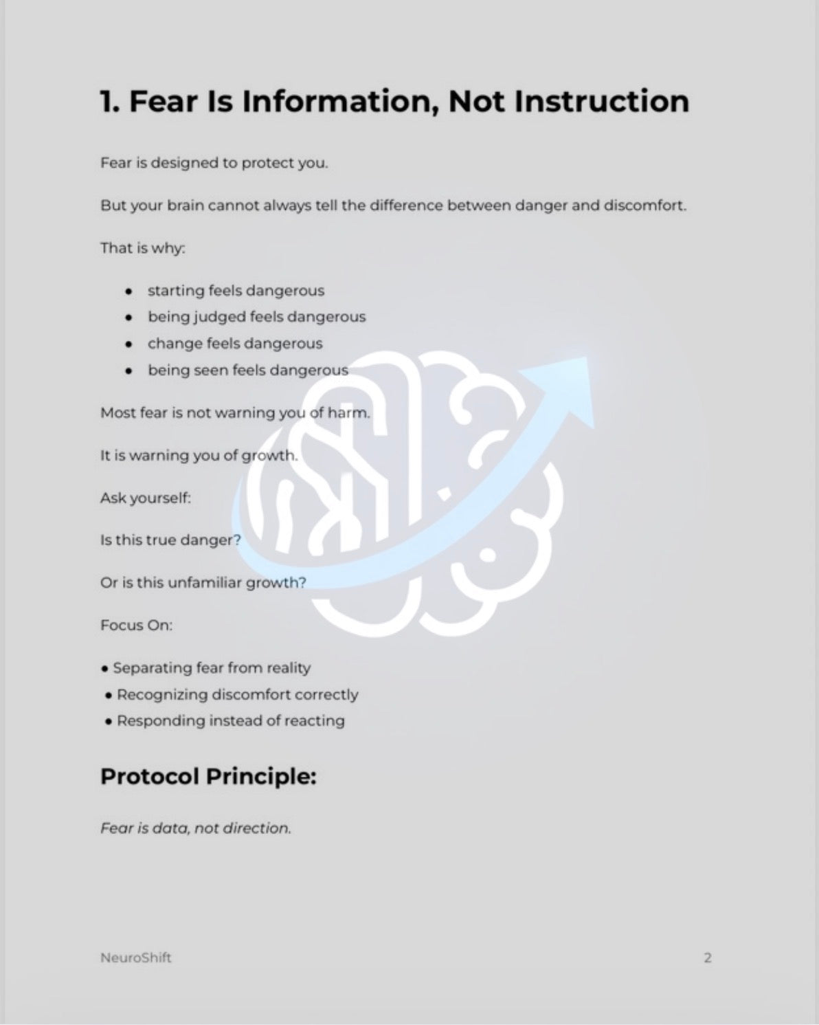 NeuroShift Courage Protocol™