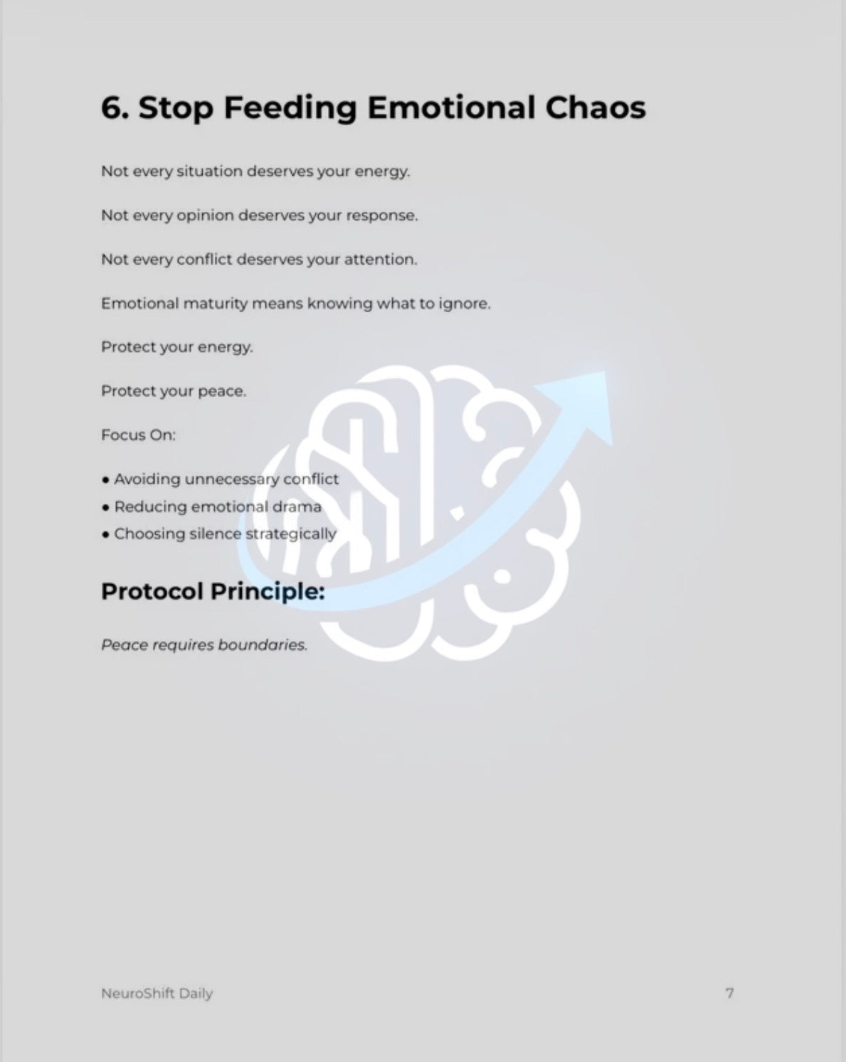 NeuroShift Emotional Control Protocol™