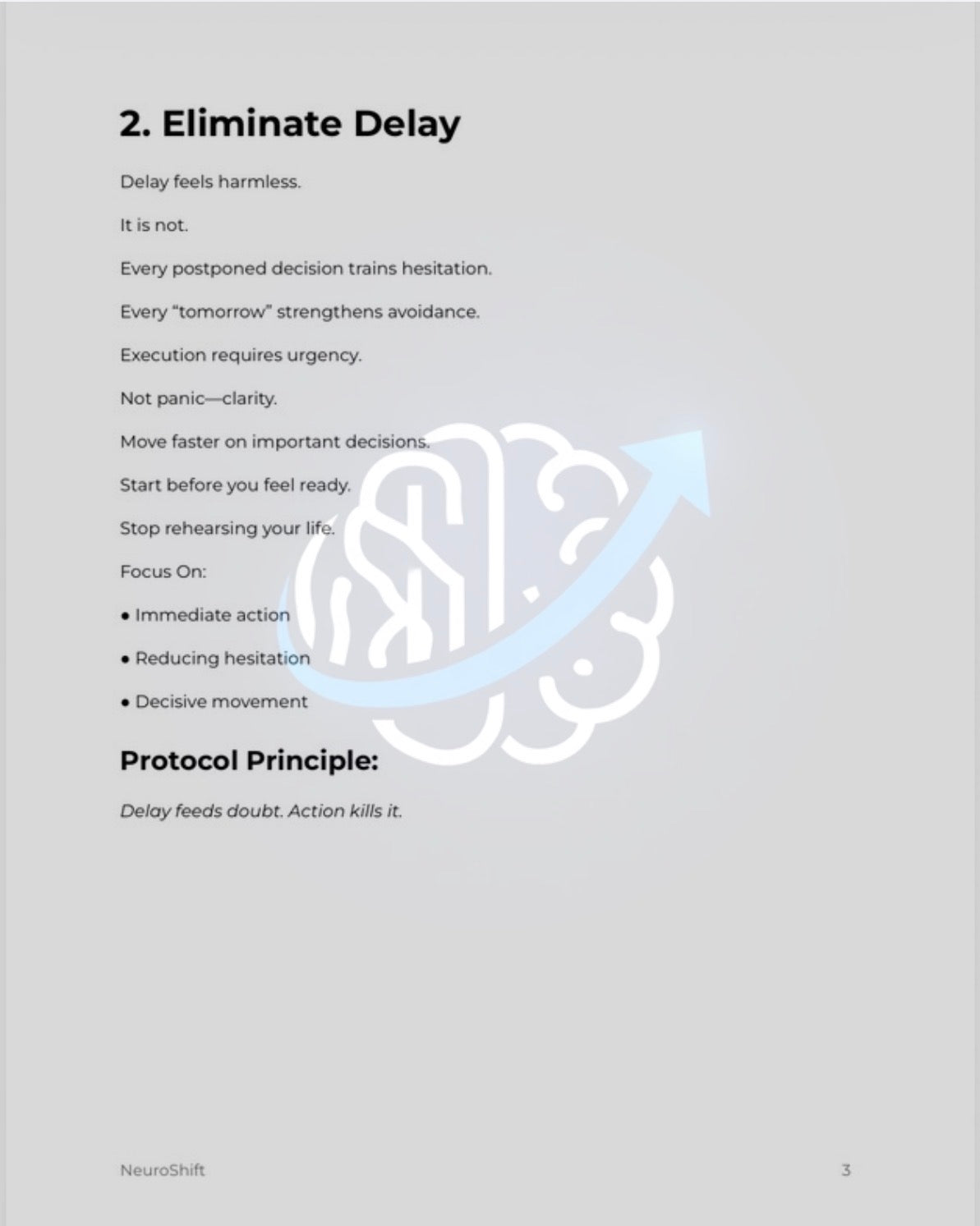 NeuroShift Execution Protocol™