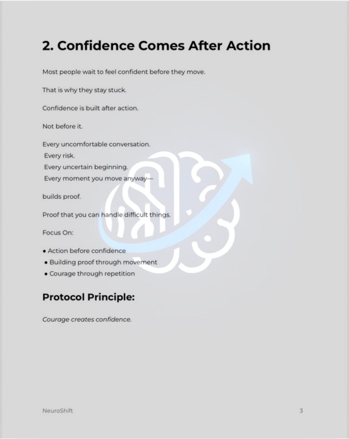 NeuroShift Courage Protocol™