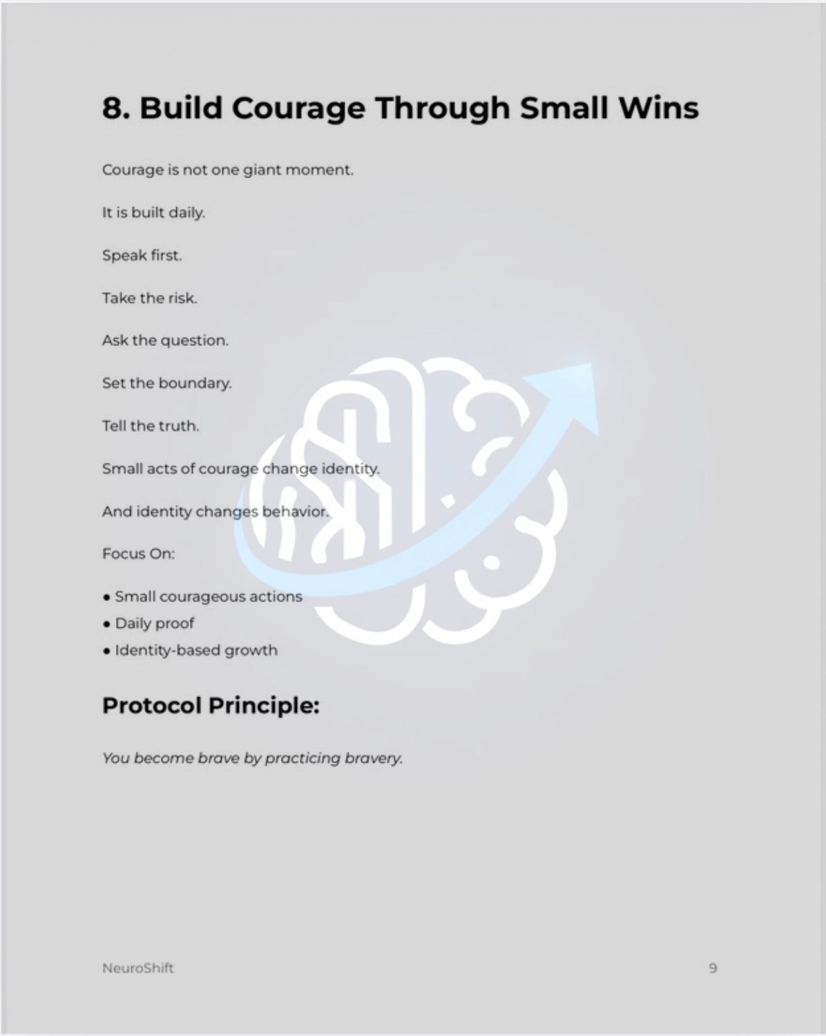 NeuroShift Courage Protocol™
