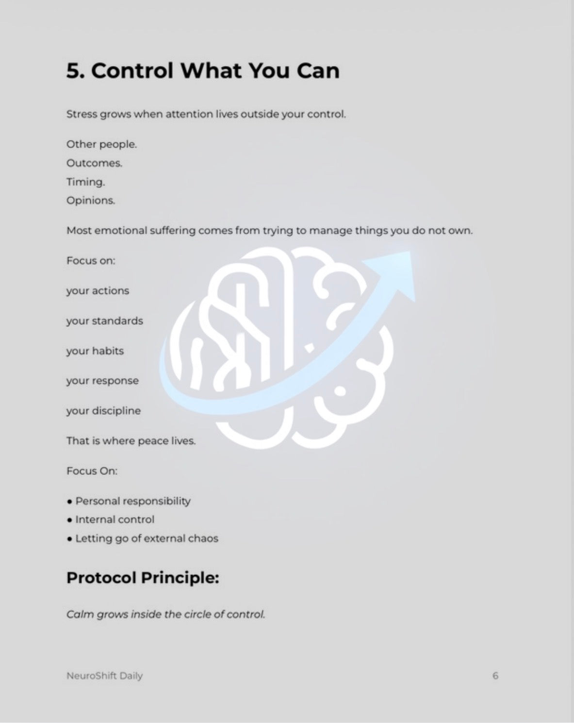 NeuroShift Emotional Control Protocol™