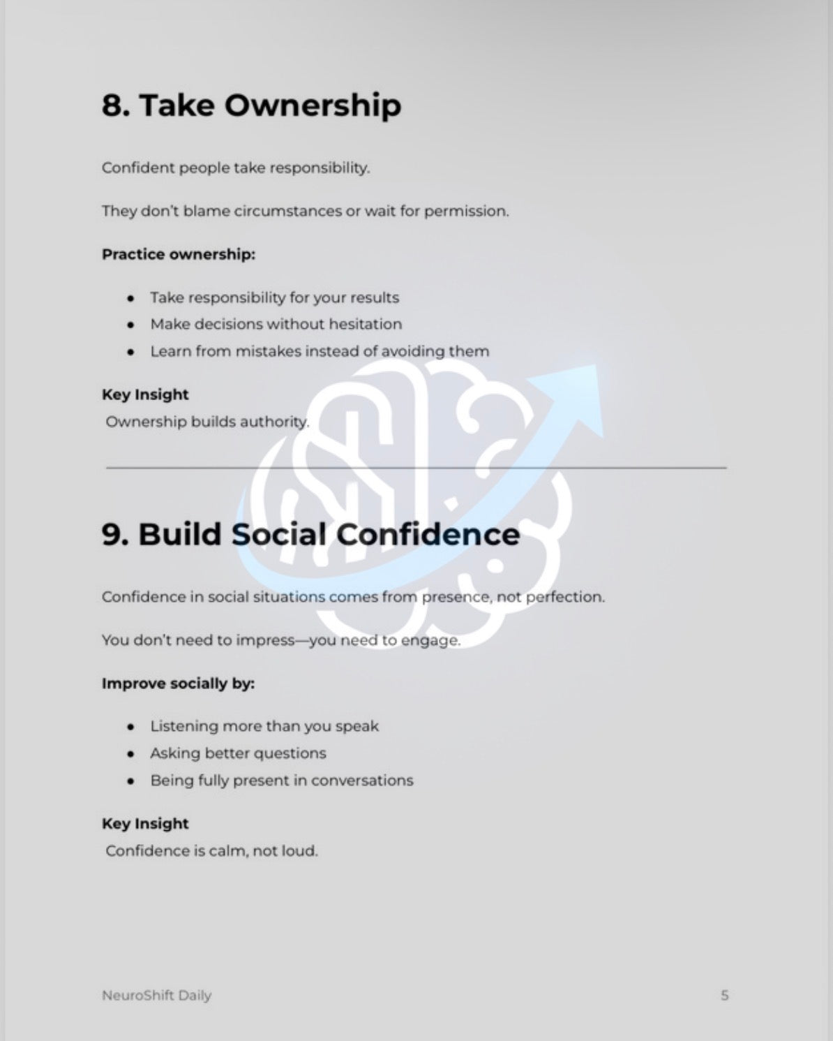 NeuroShift Confidence Protocol™