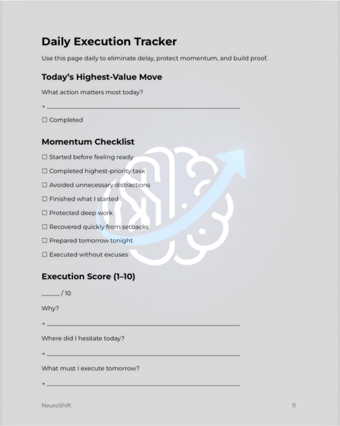 NeuroShift Execution Protocol™