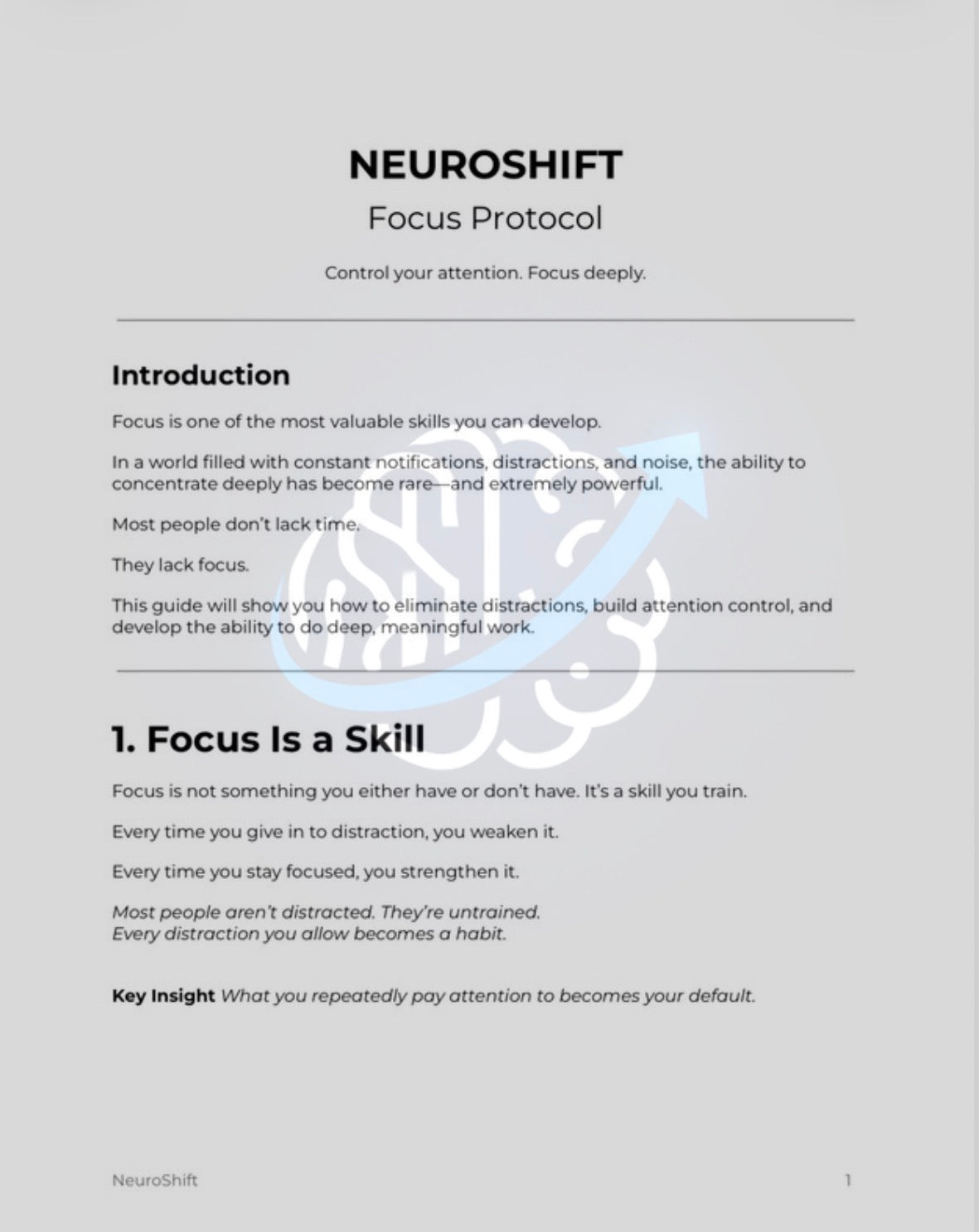 NeuroShift Focus Protocol™